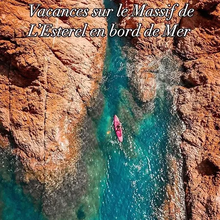 -Residence Appartement En Rez De Jardin Avec Piscine Chauffee Du 04 Avril Au 01 Novembre -Parking - Climatisation - Domaine Du Cap Esterel Saint Raphael *