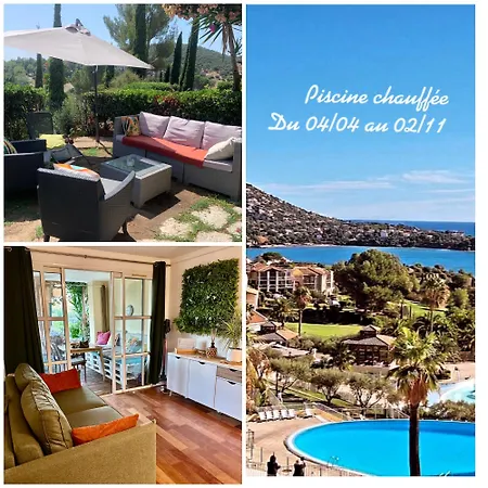-residence En Rez De Jardin Avec Piscine Chauffee Du 04 Avril Au 01 Novembre -parking - Climatisation - Domaine Du Cap Esterel Raphael *