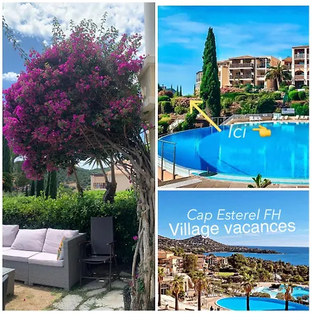 Appartement French Days Cap Esterel Fh007 Jardin Privatif Et Cloture ,vue Mer,piscines , Parking Couvert,coup De Coeur