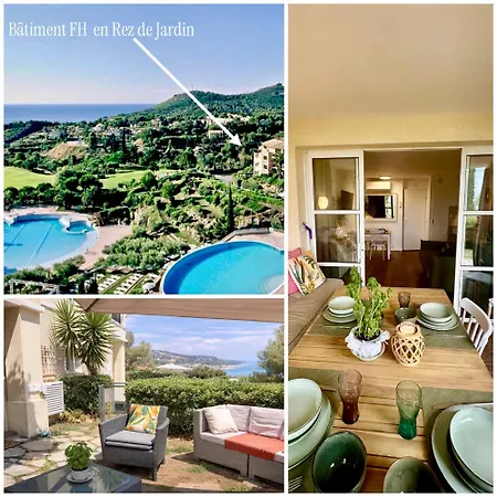 Fh Premium Genius Le Jardin Sur La Clos -parking -piscine Chauffee 04 Avril &01 Novembre - Raphael Cap Esterel アパート *