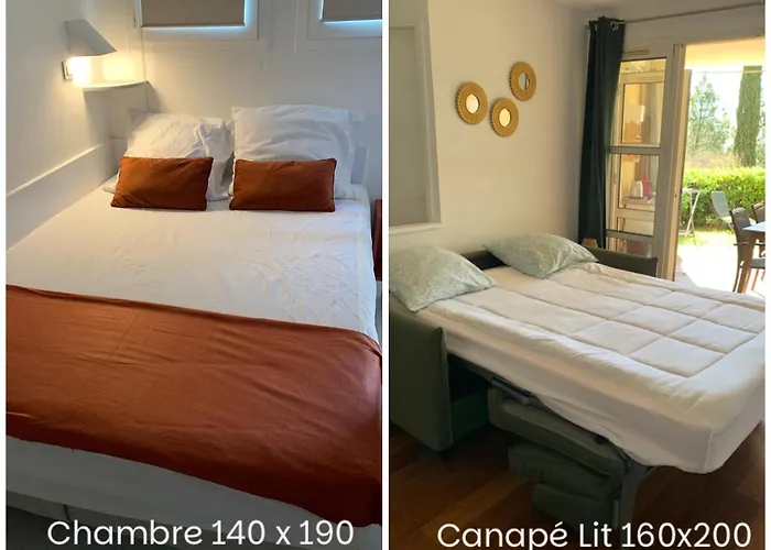 -résidence En Rez De Jardin Avec Piscine Chauffée Du 04 Avril Au 01 Novembre -parking - Climatisation - Domaine Du Cap Estérel Raphaël